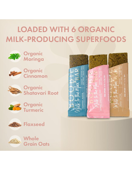 Barras de Lactancia Boobie Bar - Paquete Variado 18 Unidades