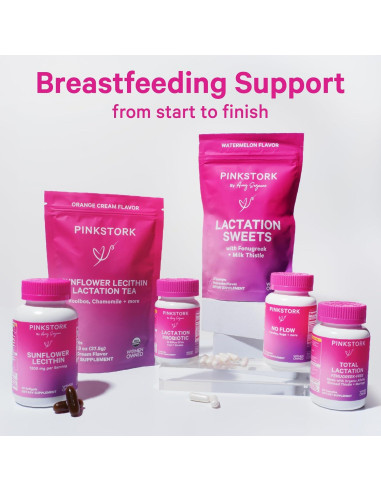 Dulces de Lactancia Pink Stork con Fenogreco y Cardo Mariano - 30 G