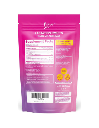 Dulces de Lactancia Pink Stork con Fenogreco y Cardo Mariano - 30 G