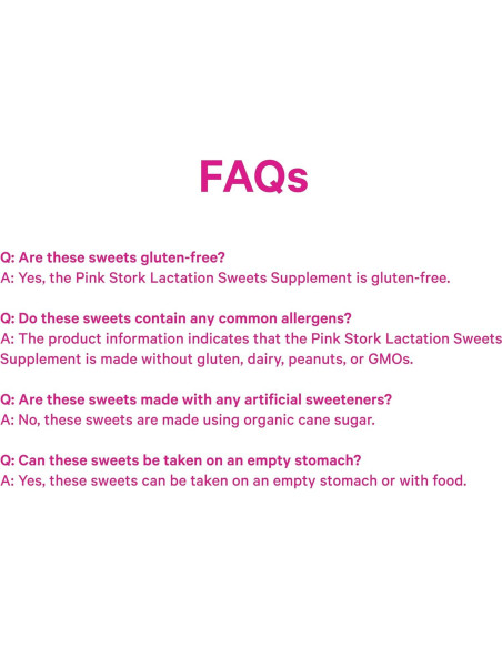 Dulces de Lactancia Pink Stork con Fenogreco y Cardo Mariano - 30 G