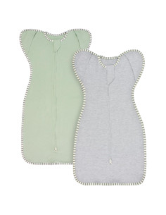 Saco de Sueño Roksuma 3-6 Meses 100% Algodón Paquete de 2