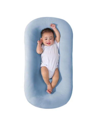 Cojín para Bebé Saanerueen Azul Suave y Lavable 0-12 Meses