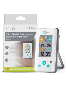Termómetro Digital y Higrómetro bblüv Igr para Bebés