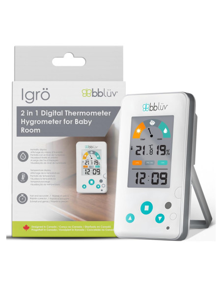 Termómetro Digital y Higrómetro bblüv Igr para Bebés