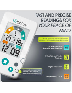 Termómetro Digital y Higrómetro bblüv Igr para Bebés 2