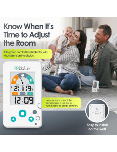 Termómetro Digital y Higrómetro bblüv Igr para Bebés