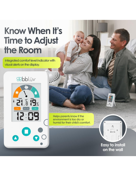 Termómetro Digital y Higrómetro bblüv Igr para Bebés