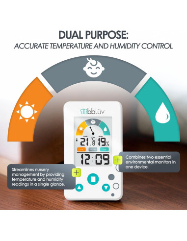 Termómetro Digital y Higrómetro bblüv Igr para Bebés