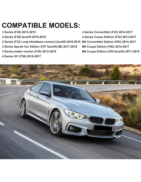 Sensor de Estacionamiento MUNIK 2 PCS para BMW 2011-2021