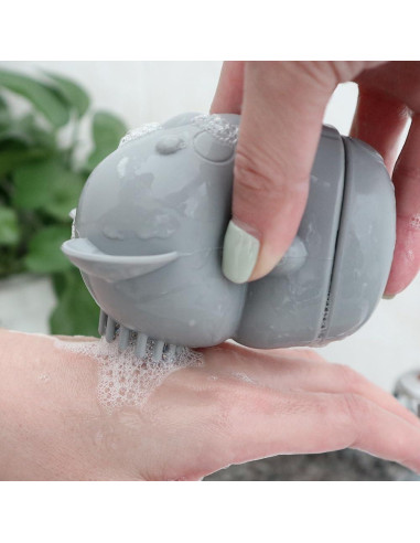 Juguetes de Baño de Silicona Ginbear - Pack de 4 Dino