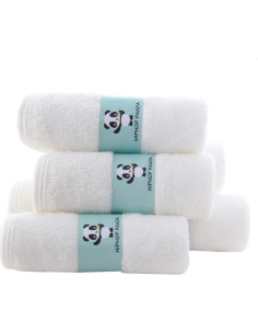 Toallitas Reutilizables para Bebés HIPHOP PANDA 25.4x25.4 cm - Paquete de 6 2