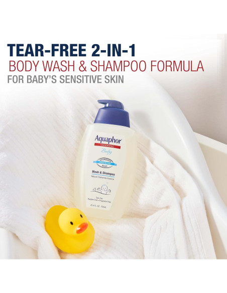 Aquaphor Jabón y Champú para Bebés Sin Fragancia 750 ml