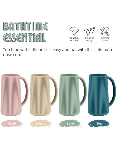 Taza de Enjuague Nothomme de Silicona 500ml Rosa