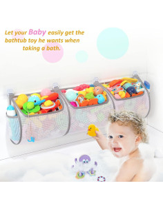 Soporte de Juguetes de Baño Ligereza 76.2x22.1 cm Malla 2