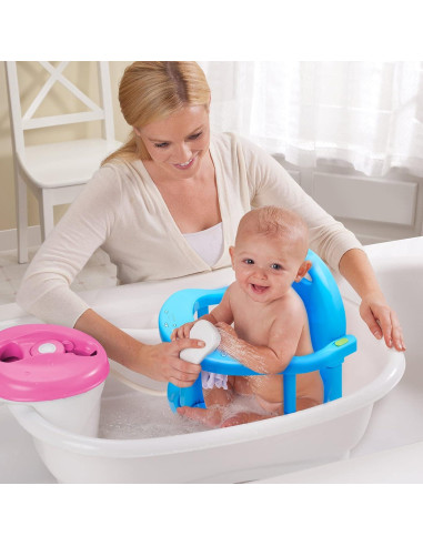 Asiento de Baño Antideslizante para Bebés 6-18 Meses Blanco