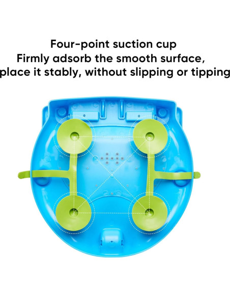 Asiento de Baño Antideslizante para Bebés 6-18 Meses Blanco