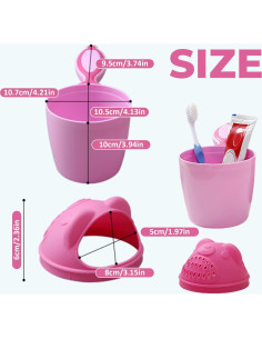 Taza de Enjuague para Bebés Lawnreden, Diseño Oso, 90g 2