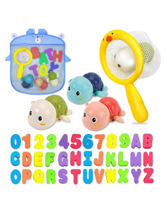 Juguetes de baño educativos YYMHMF - Letras y números de espuma