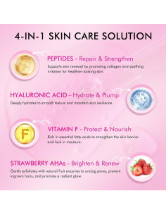 Aceite After Shave Ikzee 100ml Fresa y Vainilla Hidratante 2