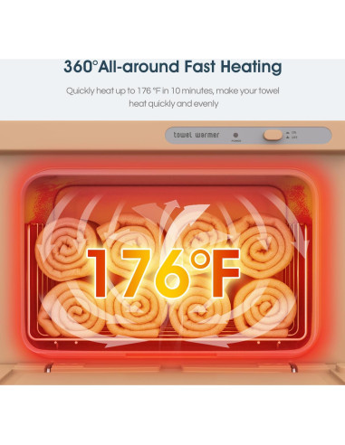 Calentador de Toallas 8L StateRiver para Spa y Hogar