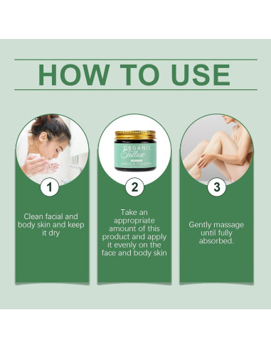 Crema Hidratante de Grasa de Res MaidLure con Aceite de Incienso y Ricino 159g