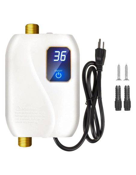 Calentador de Agua Eléctrico Sin Tanque 3000W xwdzswgs