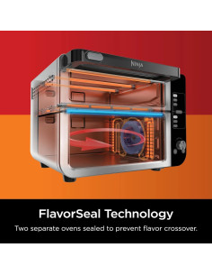 Horno Doble Ninja DCT400 10-en-1 Acero Inoxidable Renovado 2