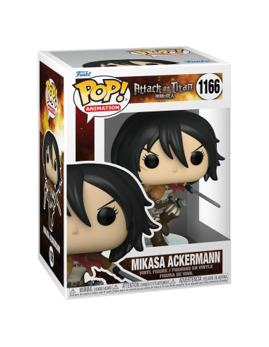 Funko POP Ataque de Titanes Mikasa Ackerman 10.7 cm