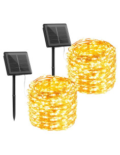 Luces de Cadena Solares Brightown 20m 200 LED IP65
