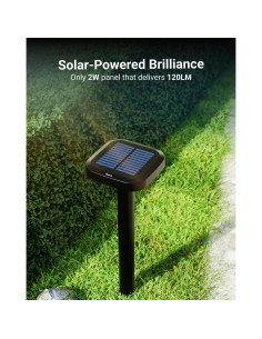 Sunco 6 Luces LED Solares Cuadradas 2W 120 Lúmenes 2