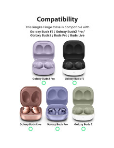 Funda Ringke Hinge Clara para Galaxy Buds 2 Pro y más 2
