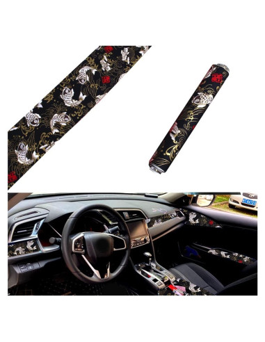 Calcomanía Automotriz Zicobox Algodón Bronceado 24.89x144.78cm