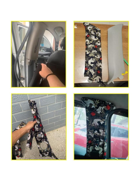 Calcomanía Automotriz Zicobox Algodón Bronceado 24.89x144.78cm