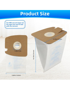 20 Bolsas de Filtración de Reemplazo BIHARNT Estilo MM 2