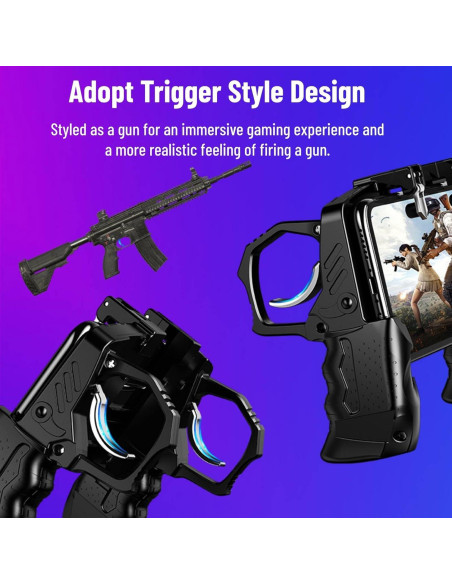 Controlador de Juego Móvil Diyeeni para Teléfonos 4.7-6.5"