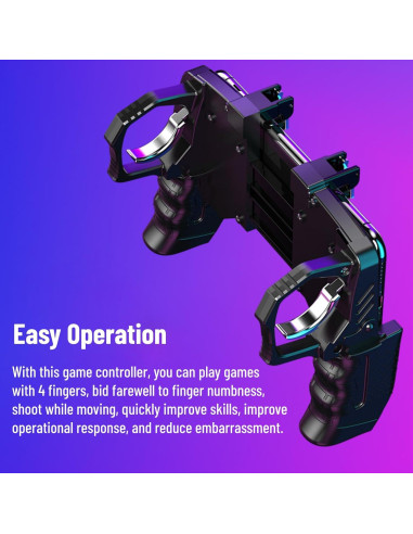 Controlador de Juego Móvil Diyeeni para Teléfonos 4.7-6.5"