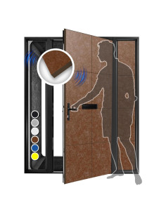 Paneles Acústicos Autoadhesivos Arrowzoom 20 Pack Marrón 30x30cm