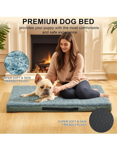 Cama ortopédica para perros Kimpets 50.8x40.6 cm con funda lavable