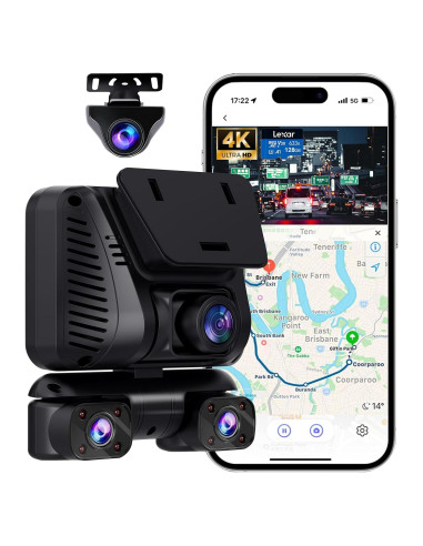 Cámara Dash 4K Driveye D7 con GPS y Wi-Fi 128GB