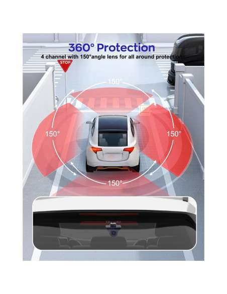 Cámara Dash 4K Driveye D7 con GPS y Wi-Fi 128GB