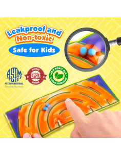 Juguetes Sensoriales LESONG - Paquete de 9 Laberintos Calmantes 2