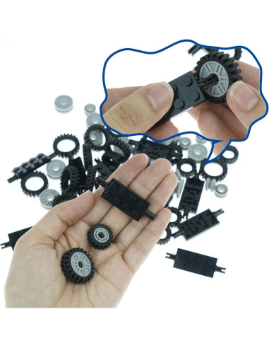 Juego de Ruedas y Neumáticos Pasacho 70 Piezas para Autos