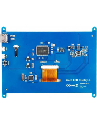 Pantalla Táctil 7" DIYables para Raspberry Pi - Monitor HDMI