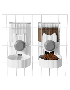 Dispensador Automático de Comida y Agua Yummy Sam 1L Gris