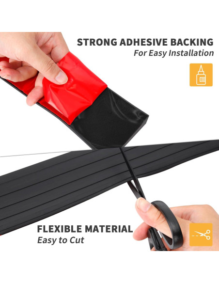 Rampa de Umbral de Goma EYAYEN 2 cm x 1 m Antideslizante