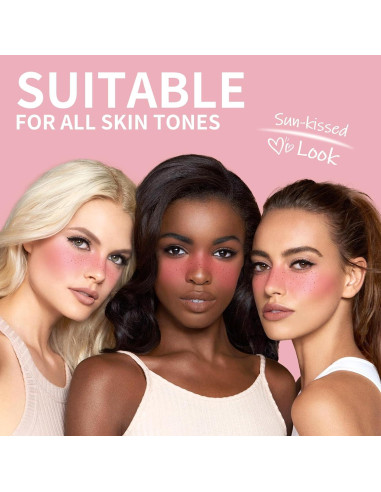 Kit de Sello de Pecas Falsas QIUFSSE 2 en 1 Rubor y Pecas