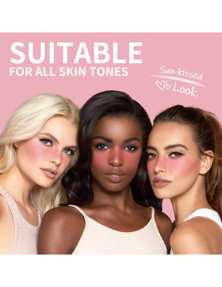 Kit de Sello de Pecas Falsas QIUFSSE 2 en 1 Rubor y Pecas