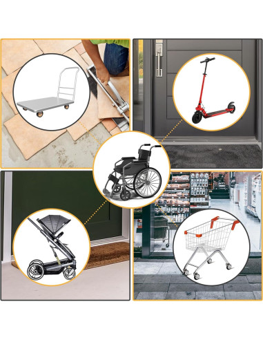 Rampa de Umbral de Goma EYAYEN 2 cm x 1 m Antideslizante