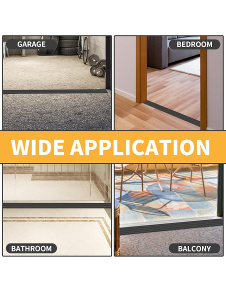 Rampa de Umbral de Goma EYAYEN 2 cm x 1 m Antideslizante