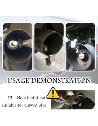 Silbato Turbo de Coche YGDMD 2PCS Aluminio Rojo y Negro